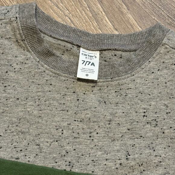 Carters Boys Blue and Green Sweater Bundle size 7 - Picture 9 of 11